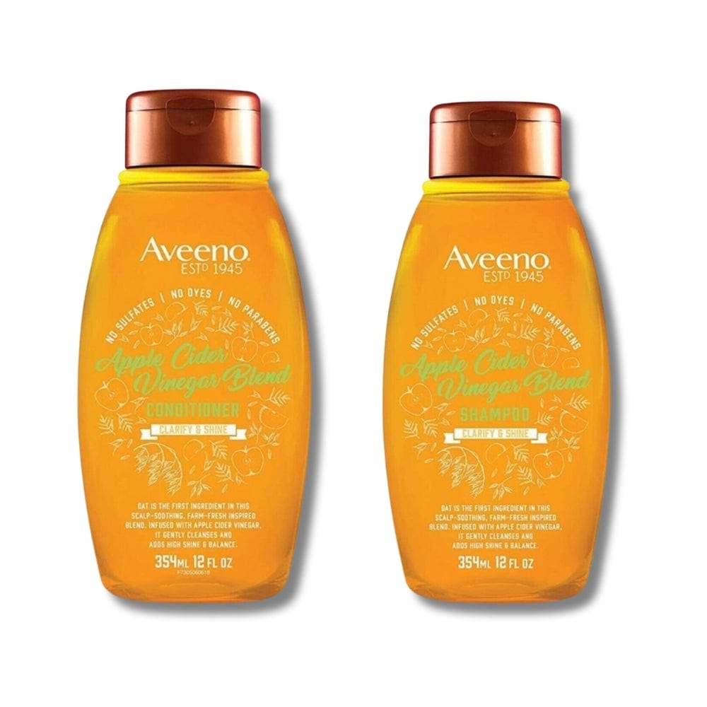 Aveeno Apple Cider Vinegar Blend Conditioner & Shampoo 354ml