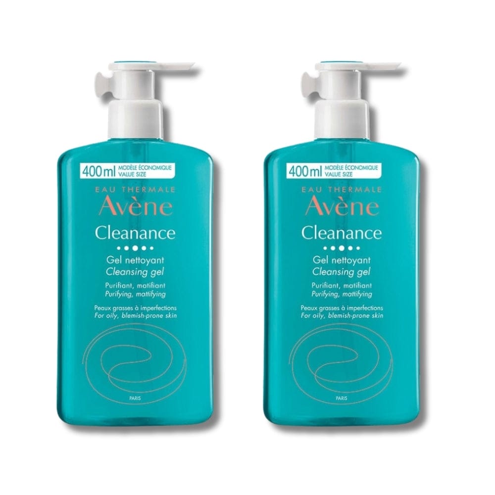 Avene Cleanance Face and Body Cleansing Gel 400 ml -2 Pack