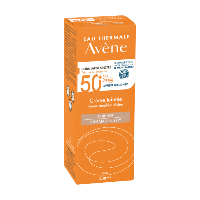 Avene Creme Teintee SPF 50 50 ml Tinted Sunscreen