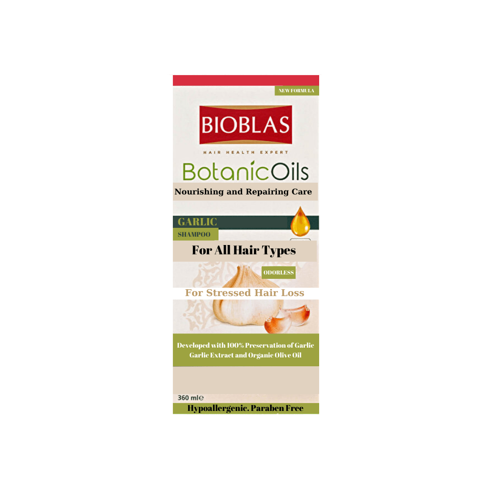 Bioblas Garlic Extract Effective Against Hair Loss Shampoo 360ml