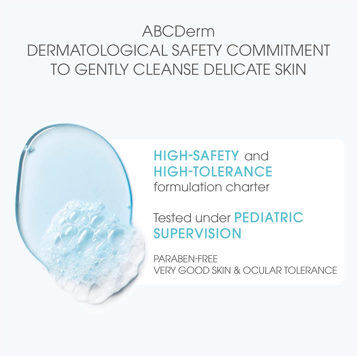 Bioderma Abcderm Foaming Baby & Child Hair and Body Cleansing Gel 1 L -2 Pack