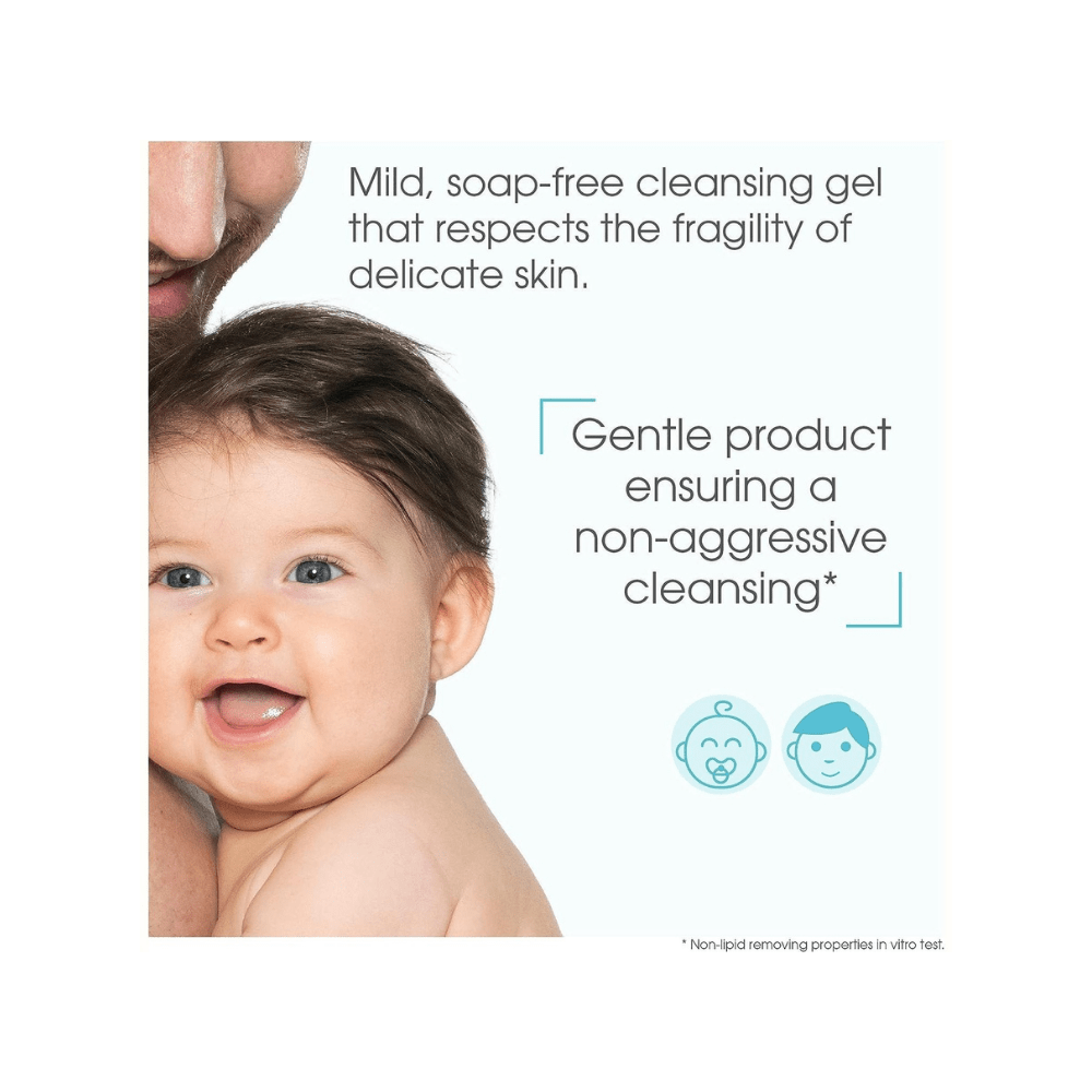 Bioderma Abcderm Foaming Baby & Child Hair and Body Cleansing Gel 1 L