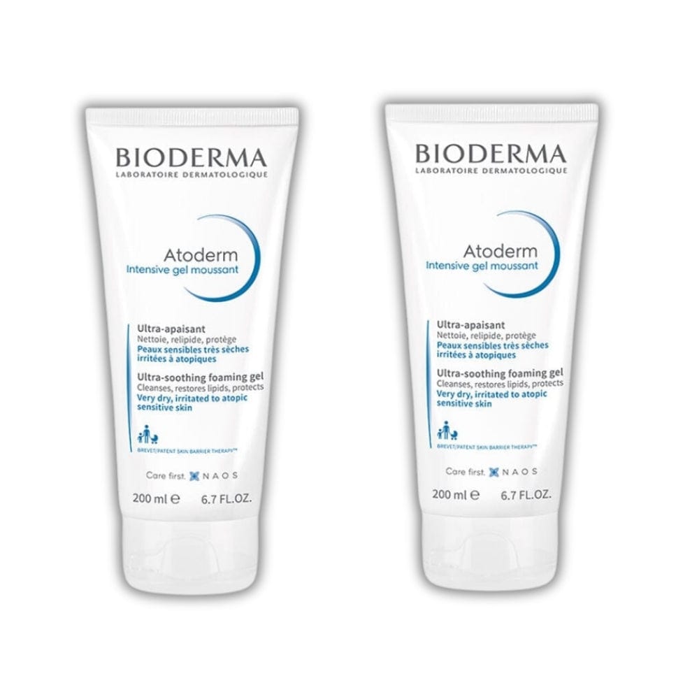 Bioderma Atoderm Foaming Gel 200 ml - Face Wash Gel -2 Pack