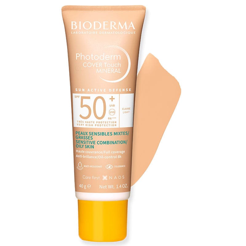Bioderma Photoderm Cover Touch Mineral SPF 50 40 Ml - Light -2 Pack