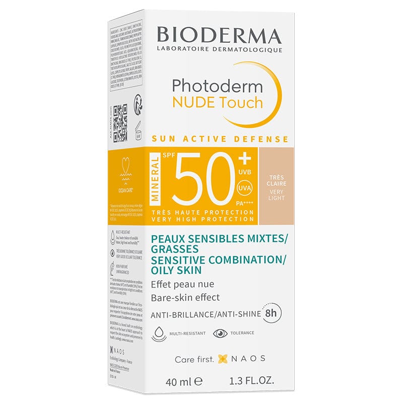 Bioderma Photoderm Nude Touch SPF50+ Very Light 40 ml 4 Pack