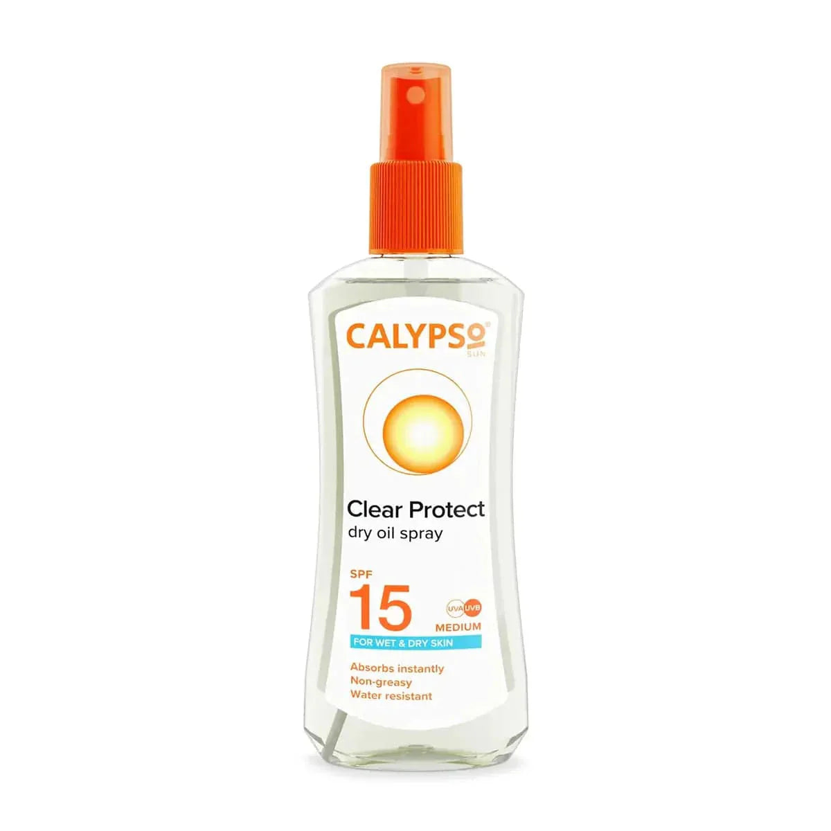 Calypso Clear Protect Spray For Wet/dry Skin Spf15 200ml