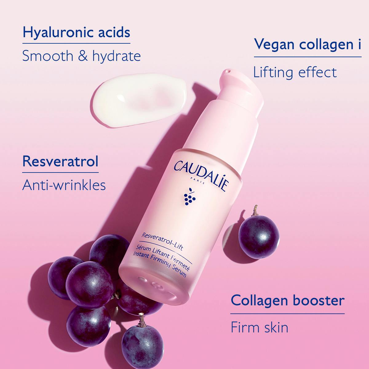 Caudalie Resveratrol-Lift Instant Firming Retinol Alternative Serum 30 ml-Refill