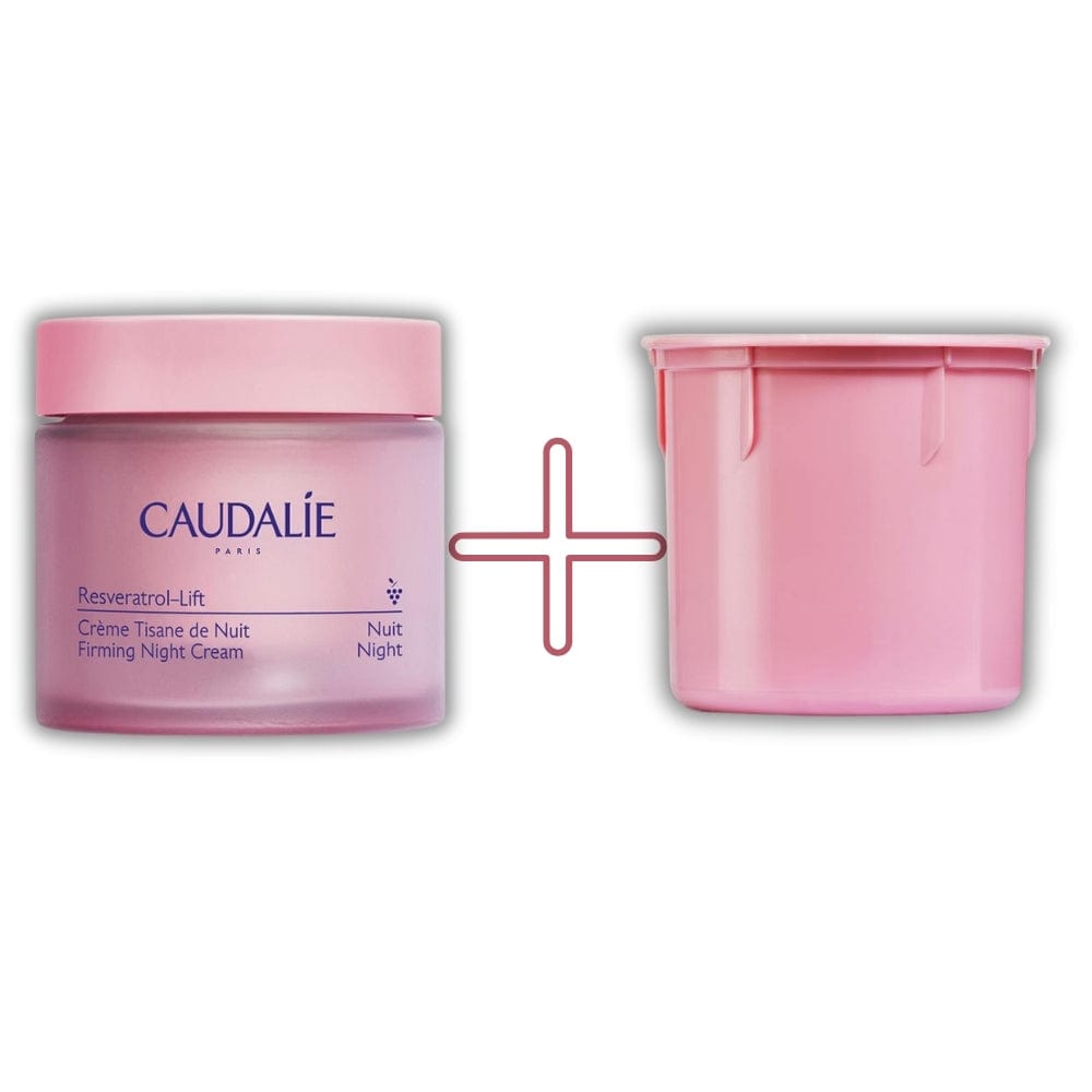 Caudalie Resveratrol Lift Night Cream 50 ml  +Refill Capsule Set