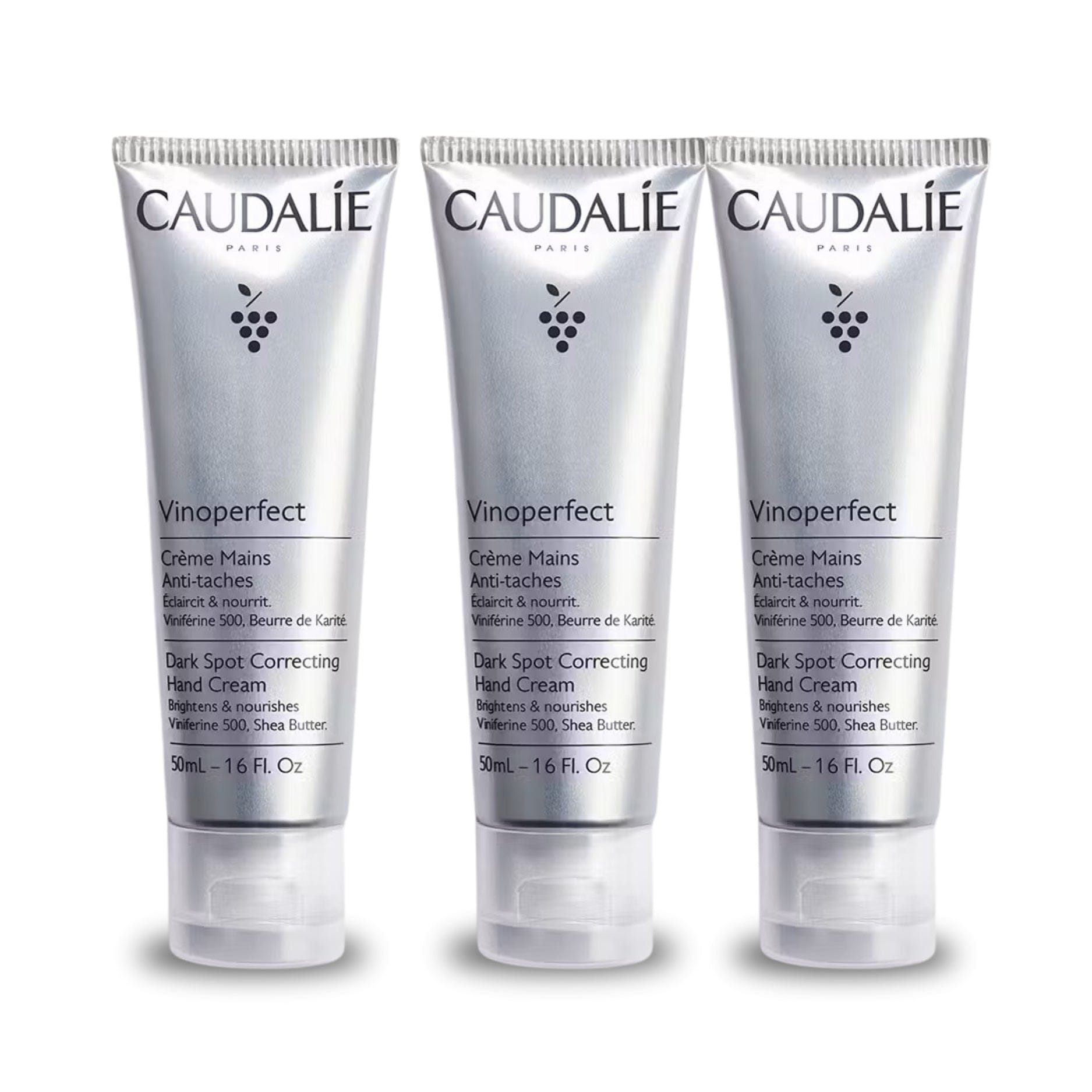 Caudalie Vinoperfect Anti-Spot Hand Care Cream 50 ml -3 Pack
