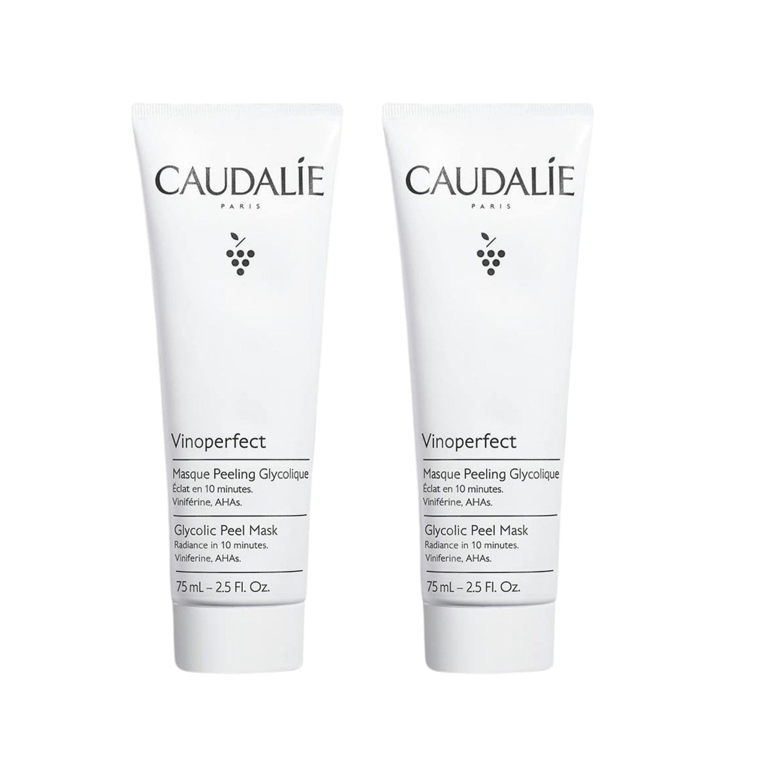 Caudalie Vinoperfect Glycolic Peel 75 ML -2 Pack