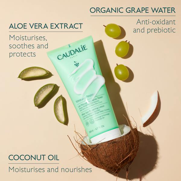 Caudalie Vinosun Protect After Sun Repairing Lotion 200 ml -2 Pack