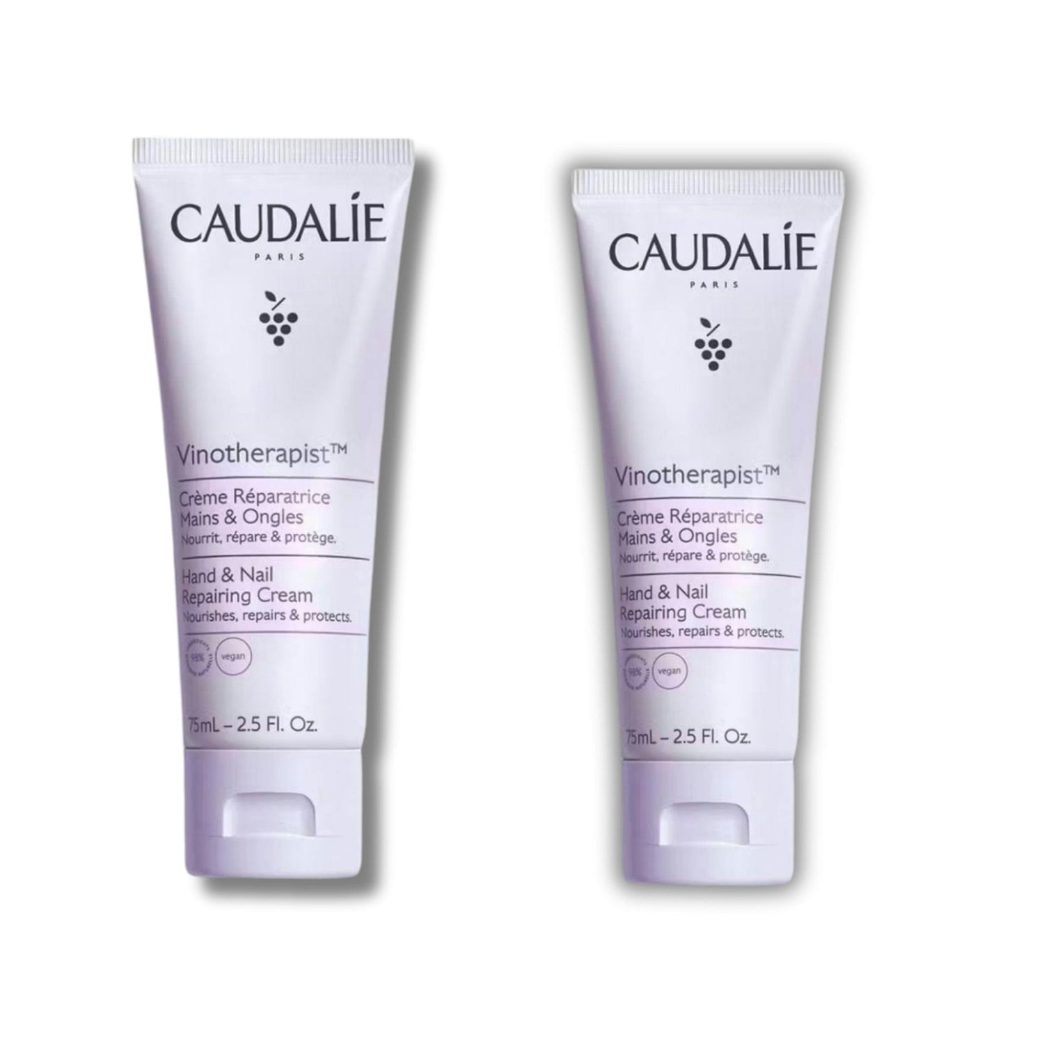 Caudalie Vinotherapist Hand and Nail Care Cream 75 ml -2 Pack