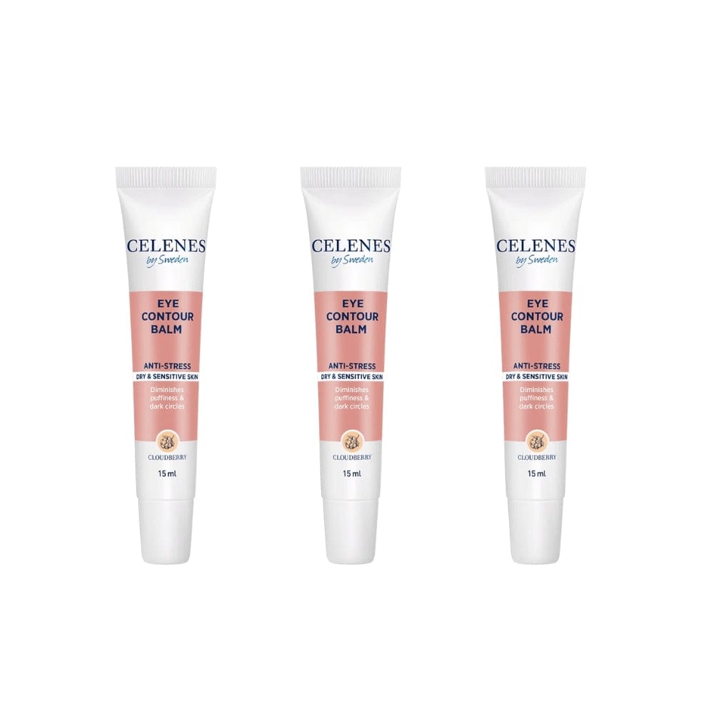 Celenes by Sweden Cloudberry Eye Contour Balm 15  ml -3 Pack