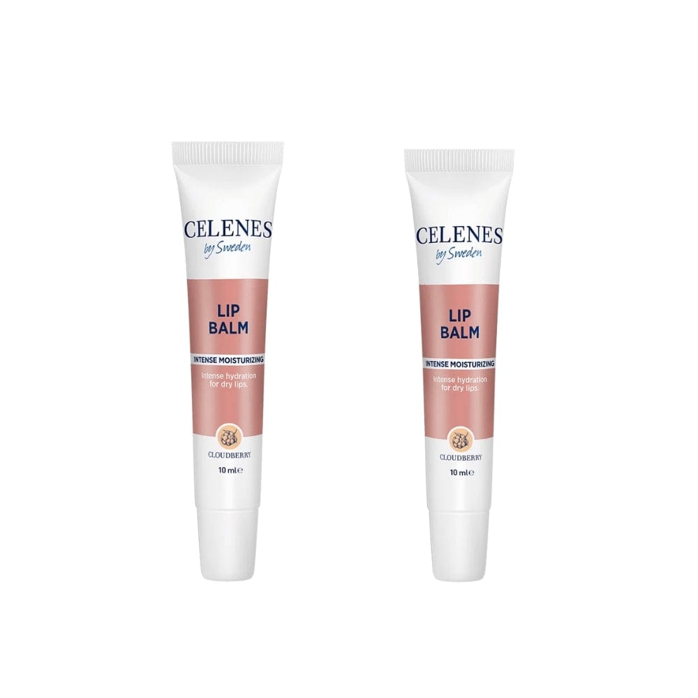 Celenes by Sweden Cloudberry Intense Moisturizing Lip Balm 10 ml -2 Pack