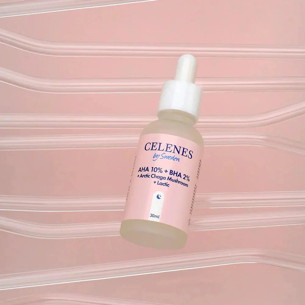 Celenes by Sweden Rena AHA 10% + BHA 2% + Arctic Chaga Mushroom + Lactic 30 ml