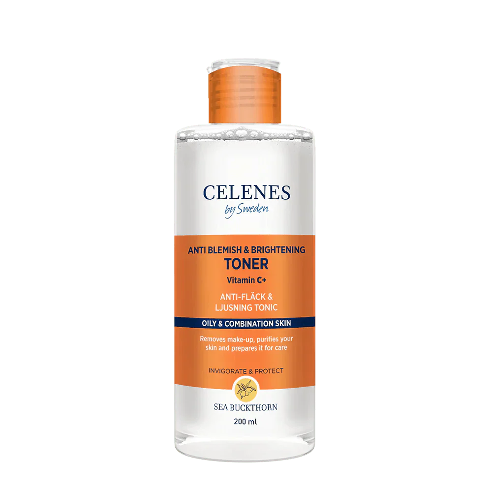 Celenes by Sweden Sea Buckthorn Anti Blemish & Brightening Toner 200 ml / 6.8 fl oz