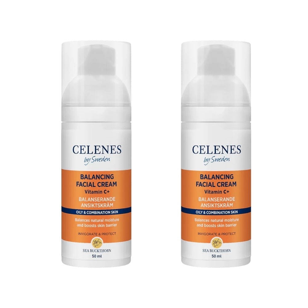 Celenes by Sweden Sea Buckthorn Balancing Facial Cream 50 ml / 1.7 fl oz -2 Pack