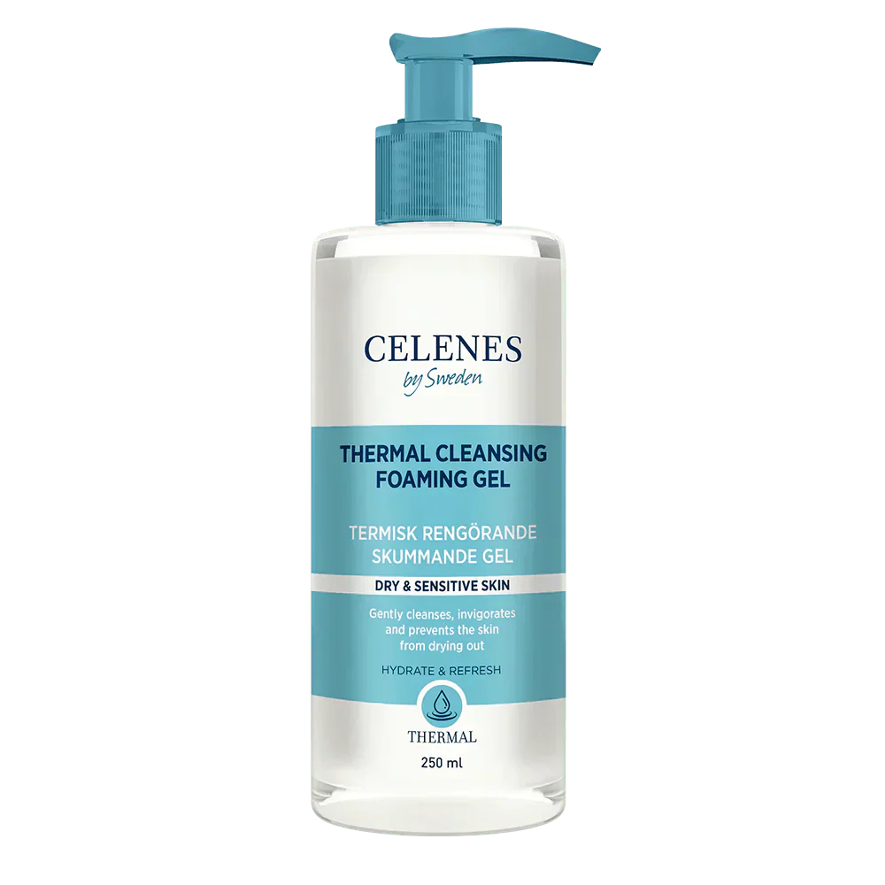 Celenes by Sweden Thermal Cleansing Foaming Gel Dry / Sensitive 250 ml / 8.5 fl oz