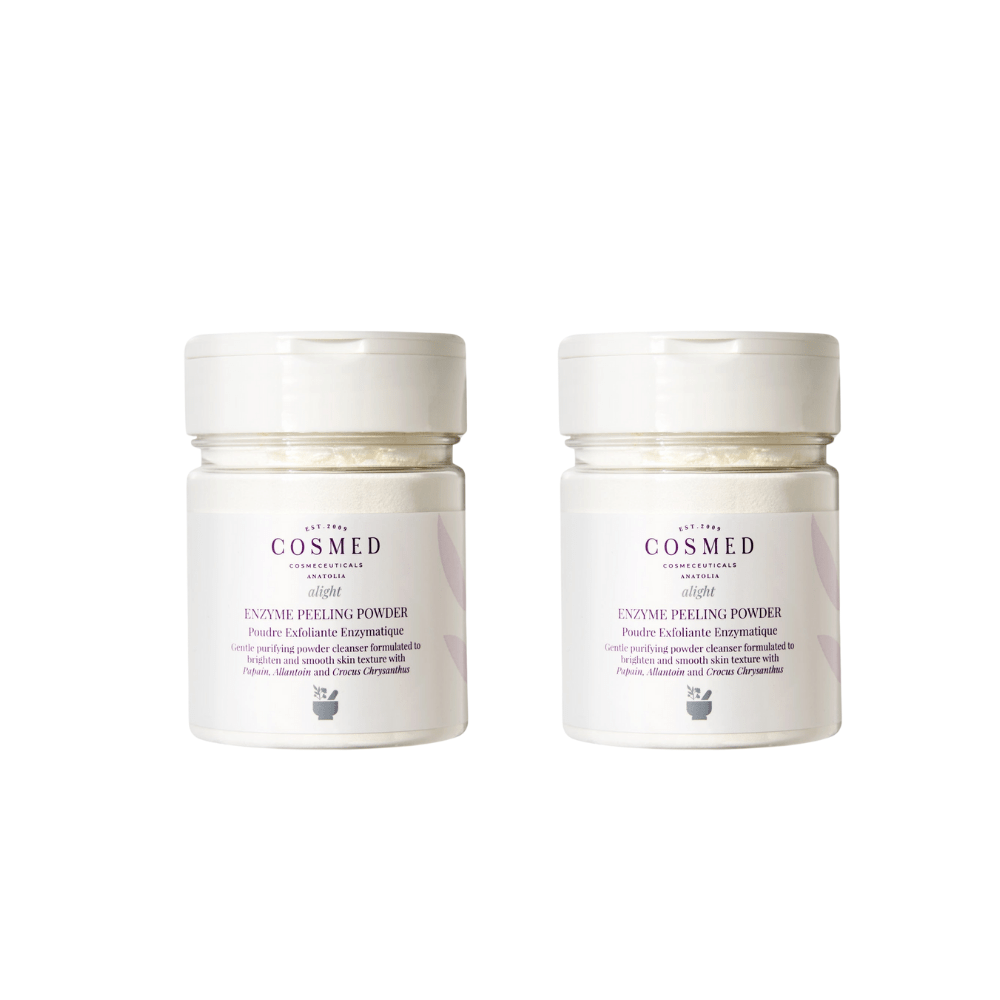 Cosmed Alight Enzyme Peeling Powder - Purifying and Brightening Powder Enzyme Peeling Cleanser 75 gr 2 Pack