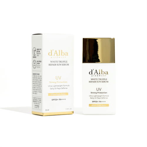 Dalba White Truffle Repair Sun Serum SPF 50+ PA++++ 35ml - Sunscreen and Repair Serum