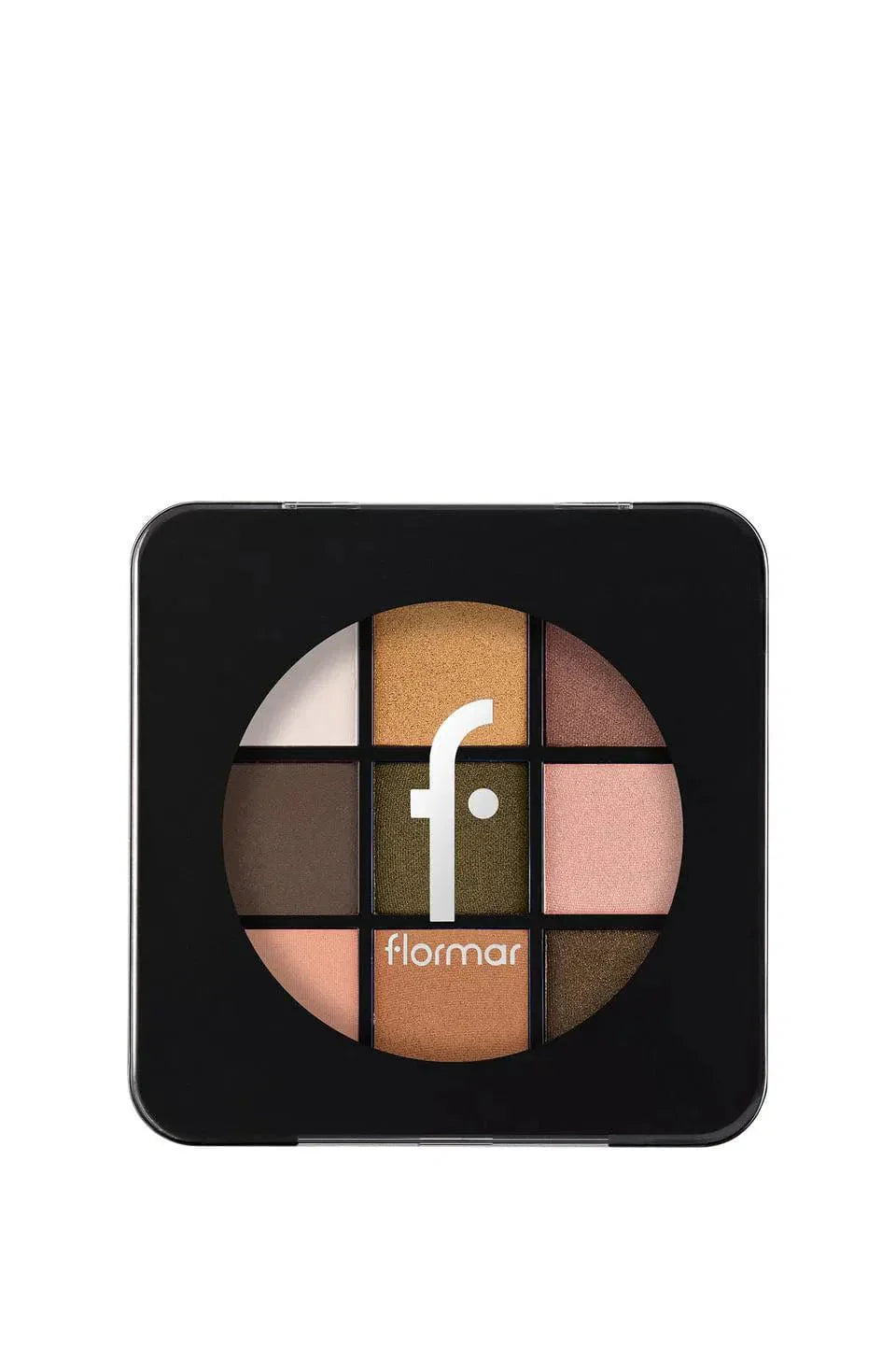 Flormar 9-pack Compact Eyeshadow Palette with Creamy Texture & Matte Finish/Shimmer 9g - 007 Grand Galaxy
