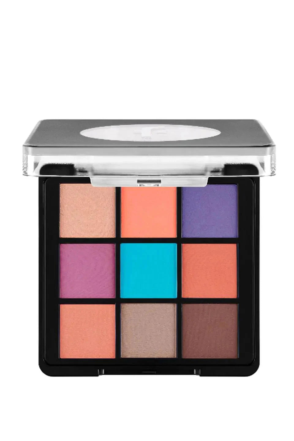 Flormar 9-pack Compact Eyeshadow Palette with Creamy Texture & Matte Finish/Shimmer 9g - 008 Rainbow