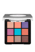 Flormar 9-pack Compact Eyeshadow Palette with Creamy Texture & Matte Finish/Shimmer 9g - 008 Rainbow