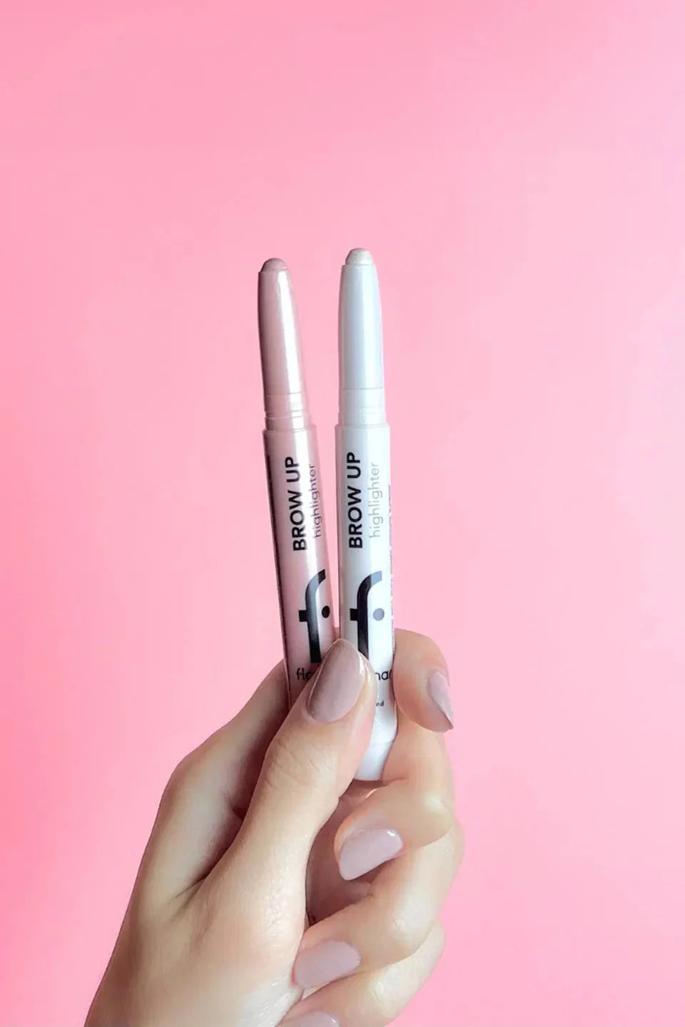 Flormar Brow Up Soft Textured & Intense Shimmer Lift Under Eyebrow Highlighter Pencil 1.4g - 002 Rosegold