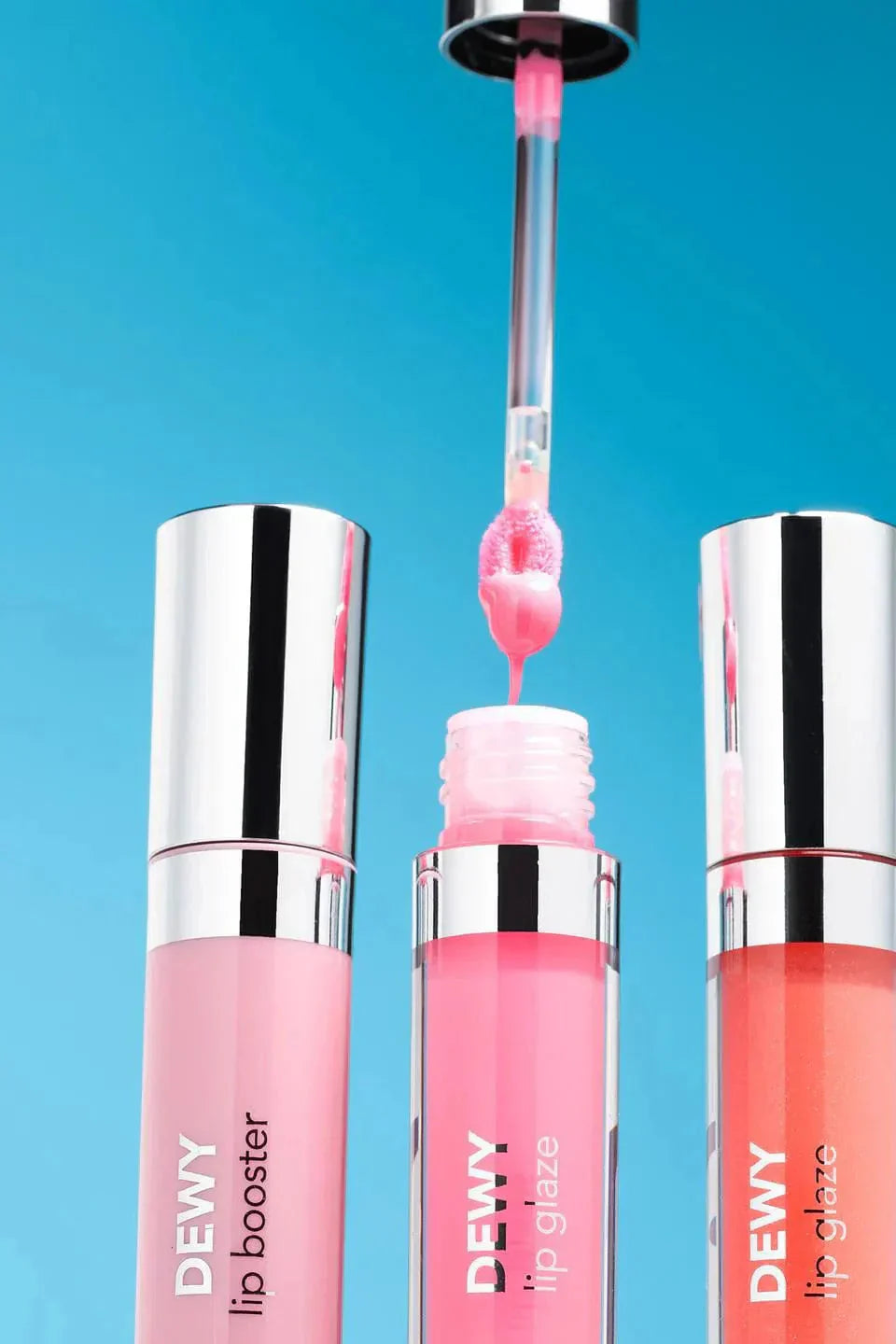 Flormar Dewy Lip Glaze Non-Sticky Lip Gloss for a Glossy & Full Look - 009 Vibrant Red