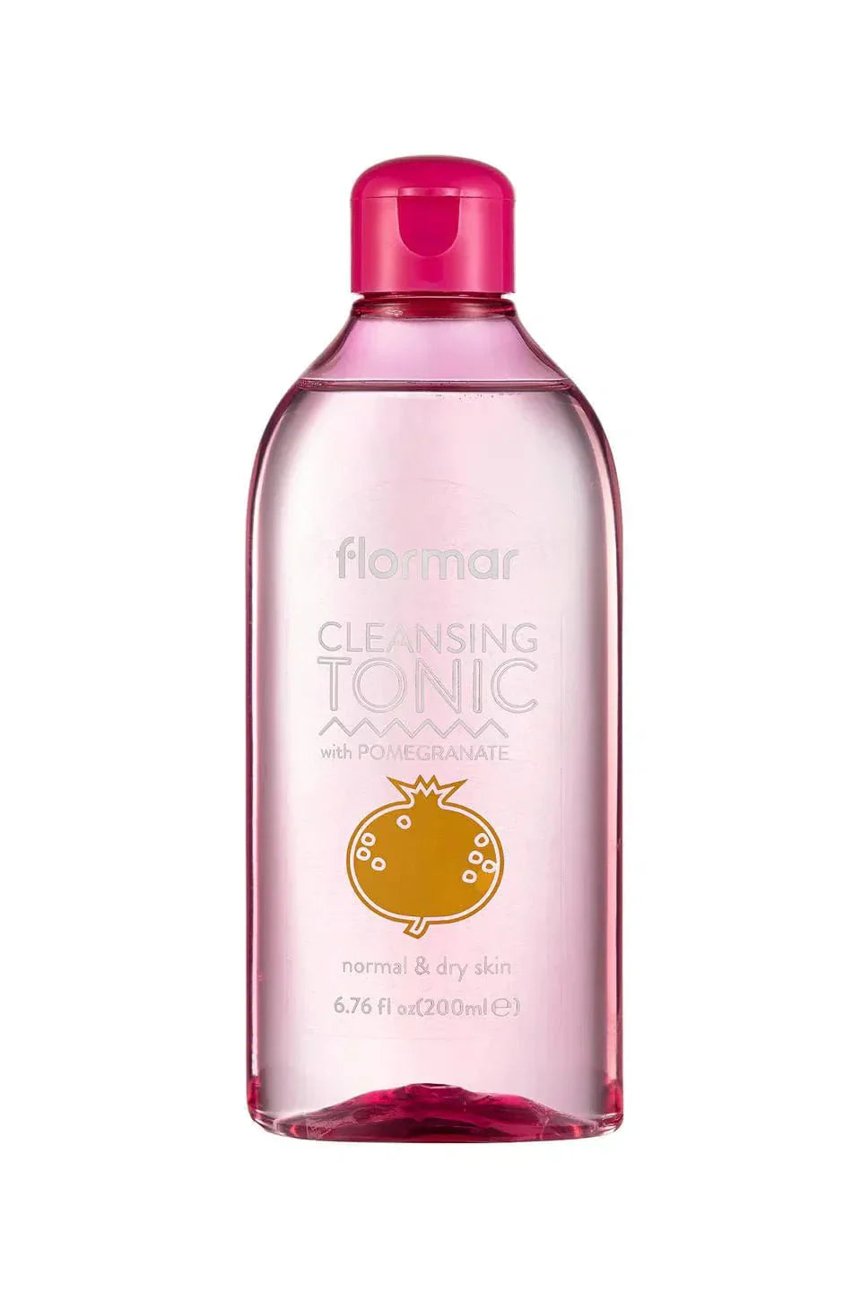 Flormar Facial Cleansing Toner with Pomegranate Extract for Normal & Dry Skin 200ml
