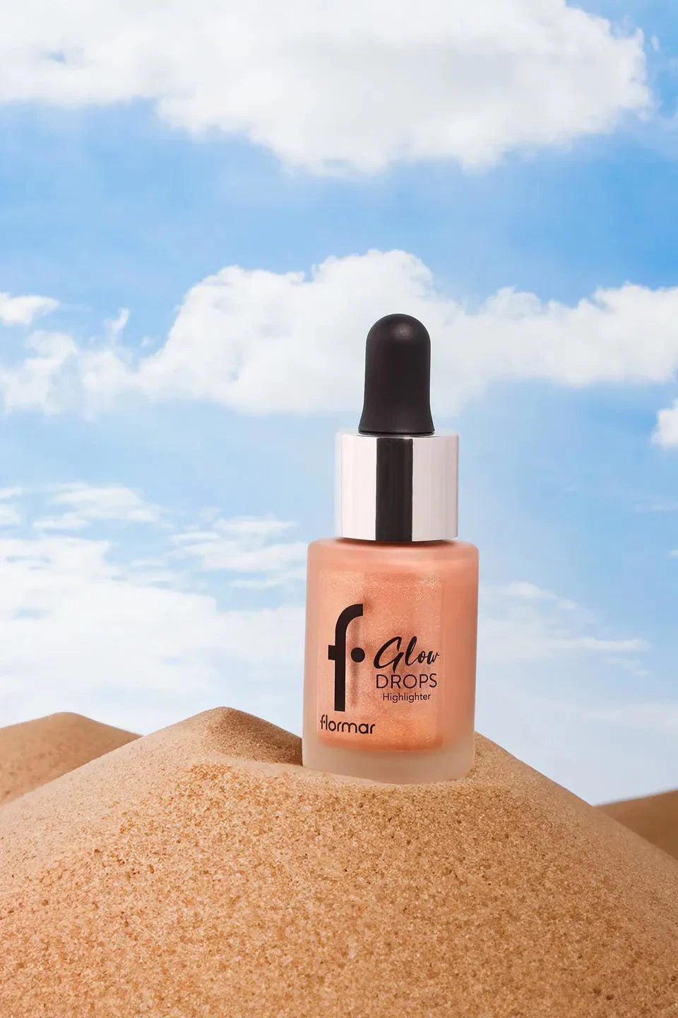 Flormar Glow Drops Natural Mineral Dropper Liquid Illuminator 14ml - 001 Moon Glow