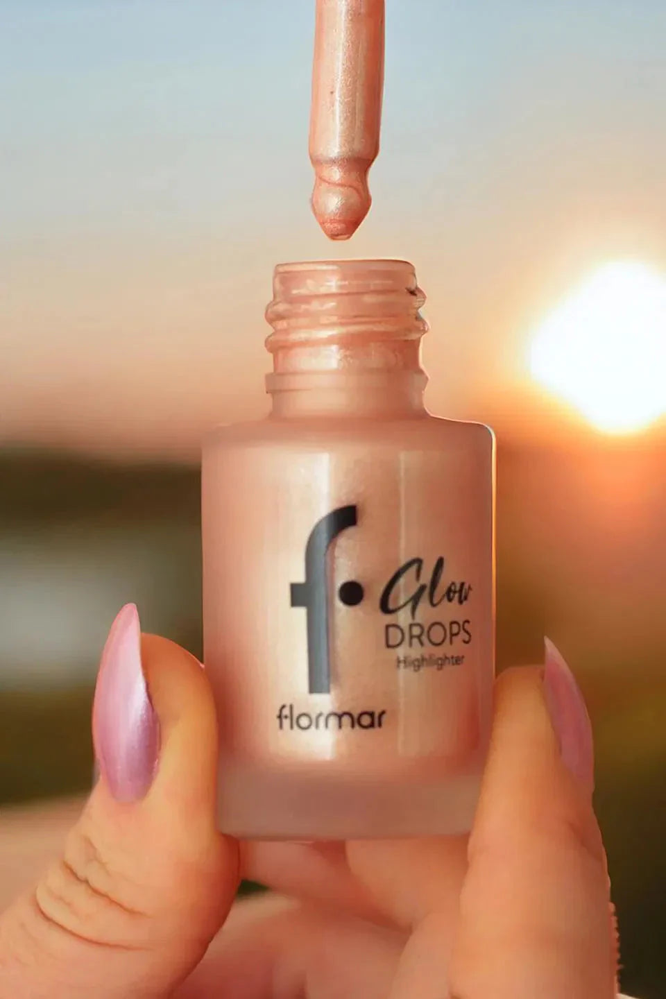 Flormar Glow Drops Natural Mineral Dropper Liquid Illuminator 14ml - 002 Sun Glow