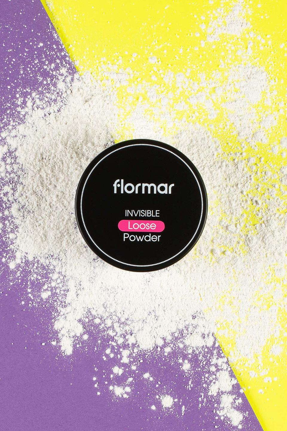 Flormar Invisible Loose Translucent & Semi Matte Finish Setting Powder 18g