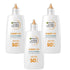 Garnier Ambre Solaire Super UV Niacinamide Facial SPF50+ Cream 40ml 3 Pack