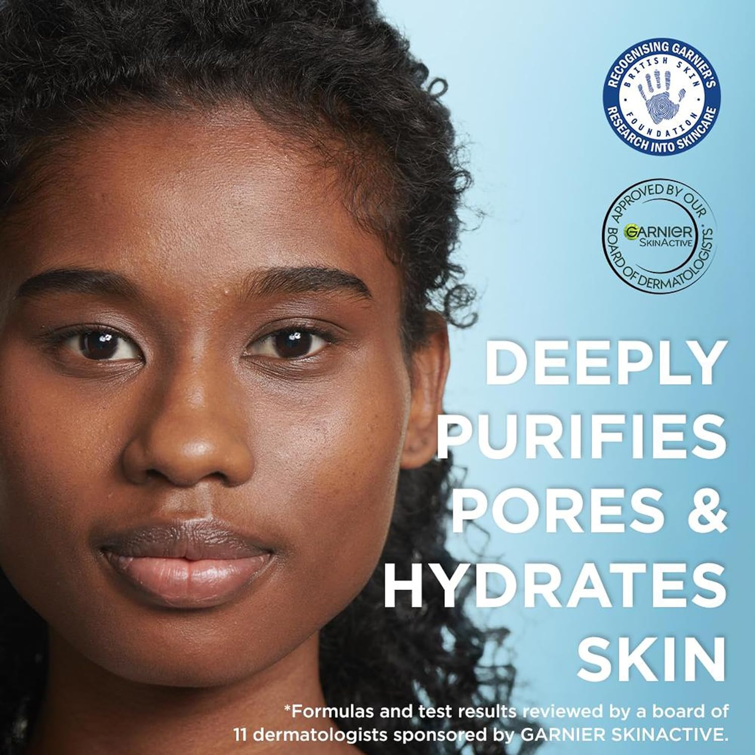 Garnier Gentle Pure Active Hydrating Deep Hyaluronic Acid Cleanser 250 ml 3 Pack