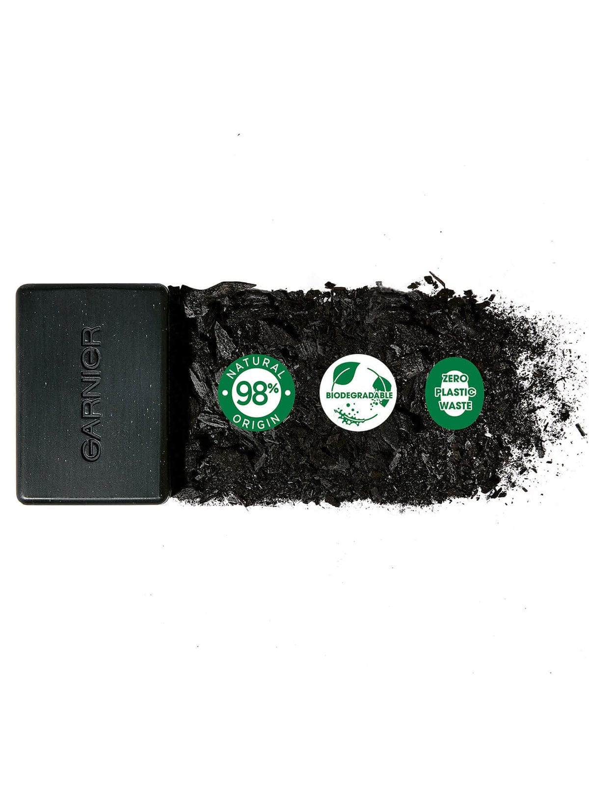 Garnier Pure Active Anti-Spot and Blackhead Solid Wash Charcoal Bar 100g 2 Pack