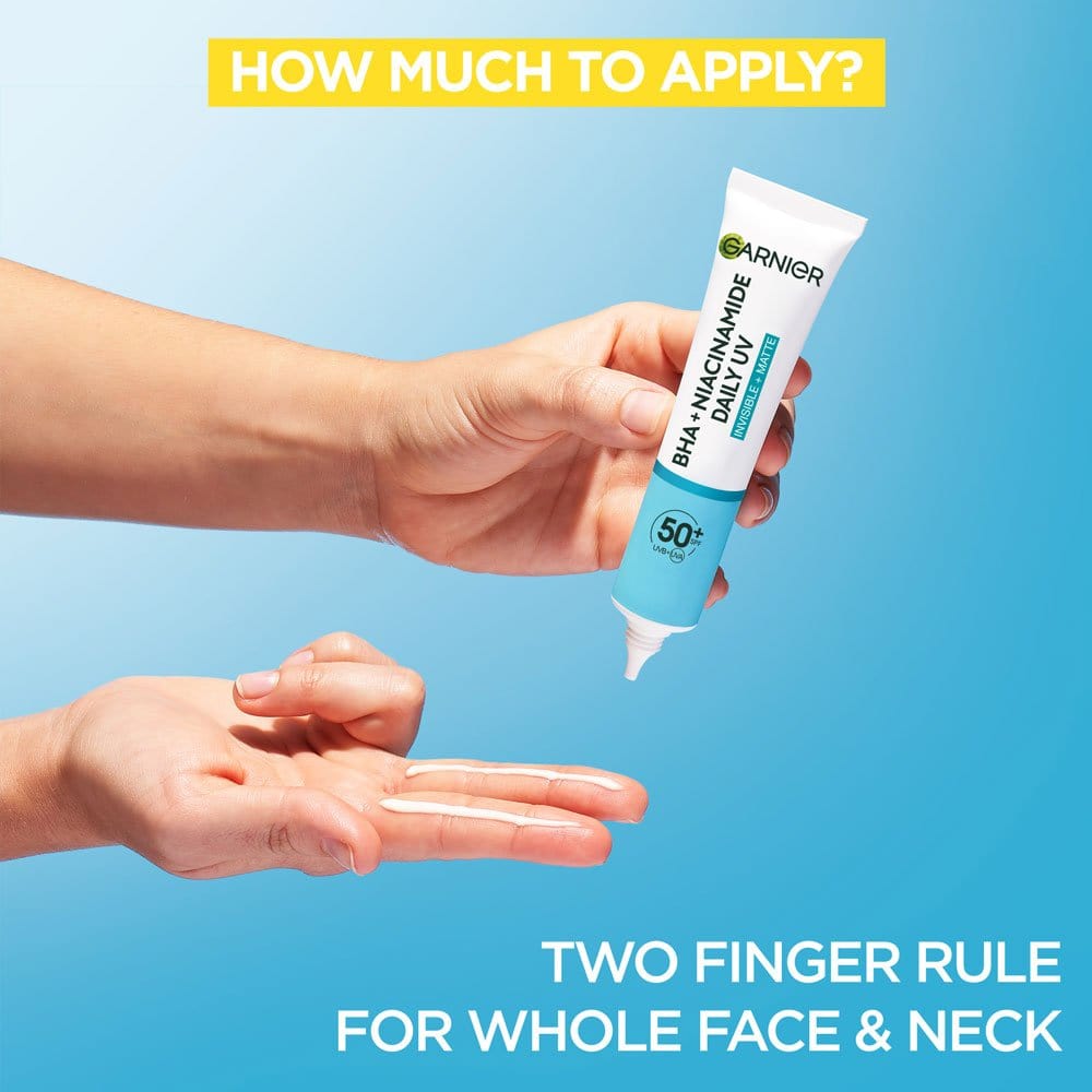Garnier Pure Active BHA+Niacinamide Daily UV SPF50+ 40 ml 3 Pack