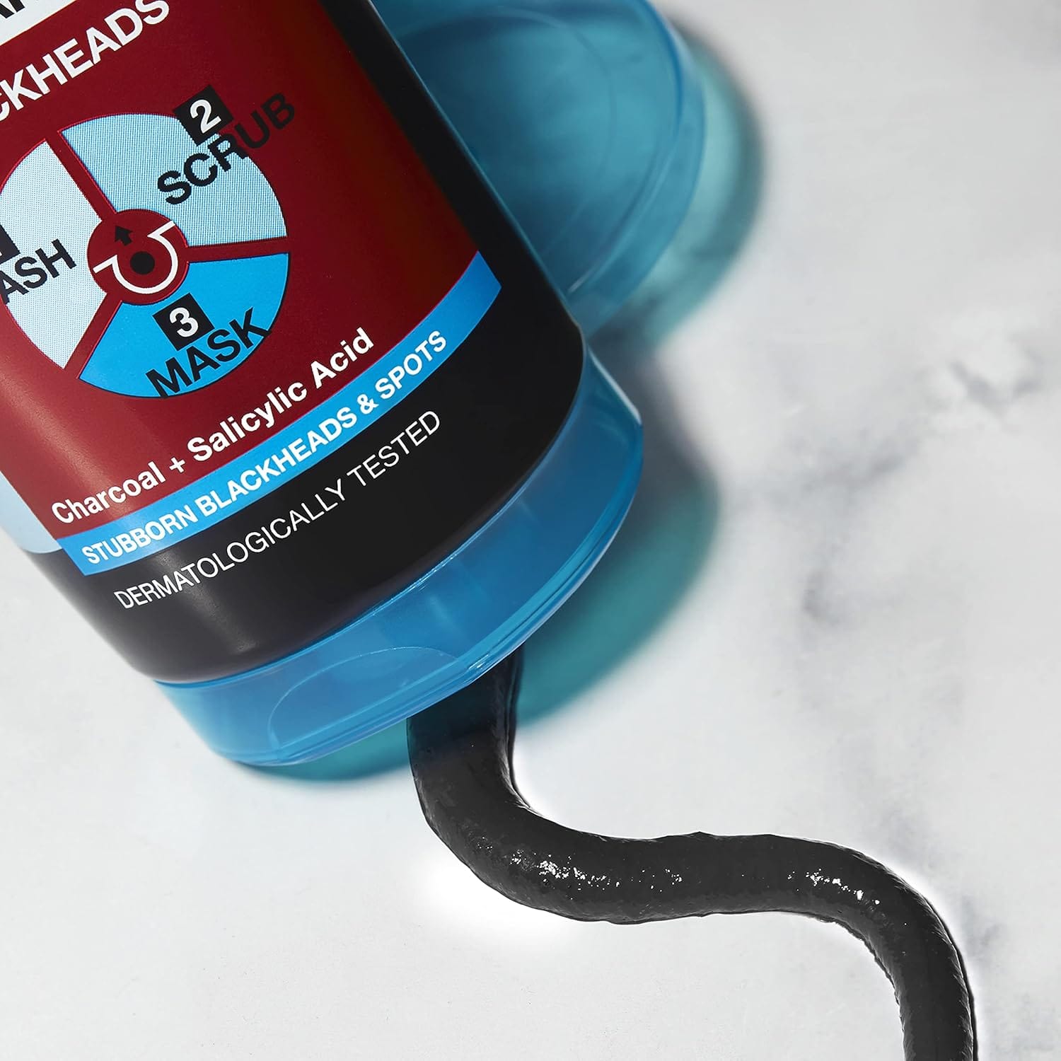 Garnier Pure Active Intensive 3in1 Charcoal Anti-Blackhead, Face Cleanser 150 ml 2 Pack