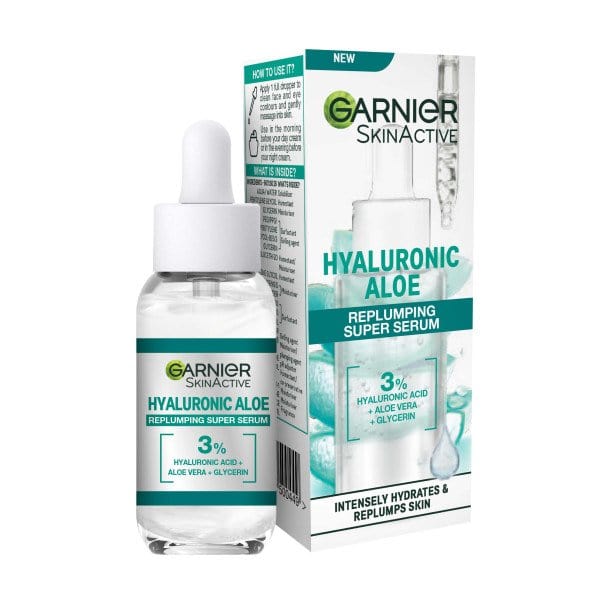 Garnier Skin Active Hyaluronic Aloe Replumping Face Serum 30 ml 3 Pack