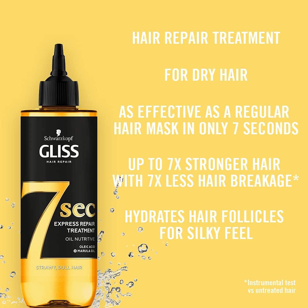 Gliss 7sec Express Repair Treatment Oil Nutritive 200ml
