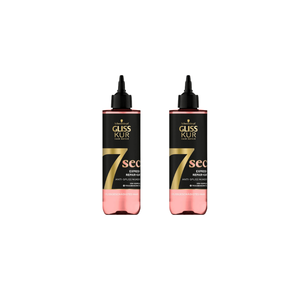 Gliss 7sec Express Repair Treatment Split Hair Miracle 200ml 2 Pack