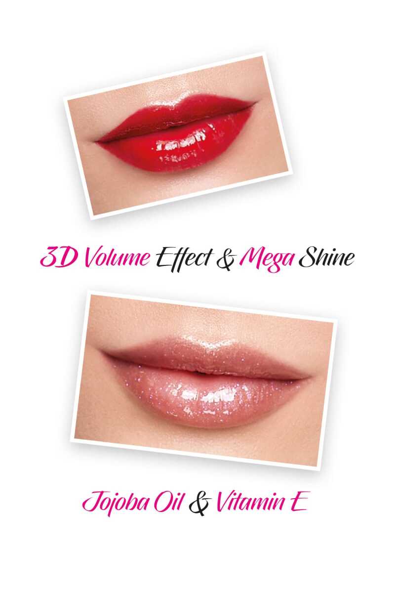 Golden Rose 3D Mega Shine Lipgloss - 107