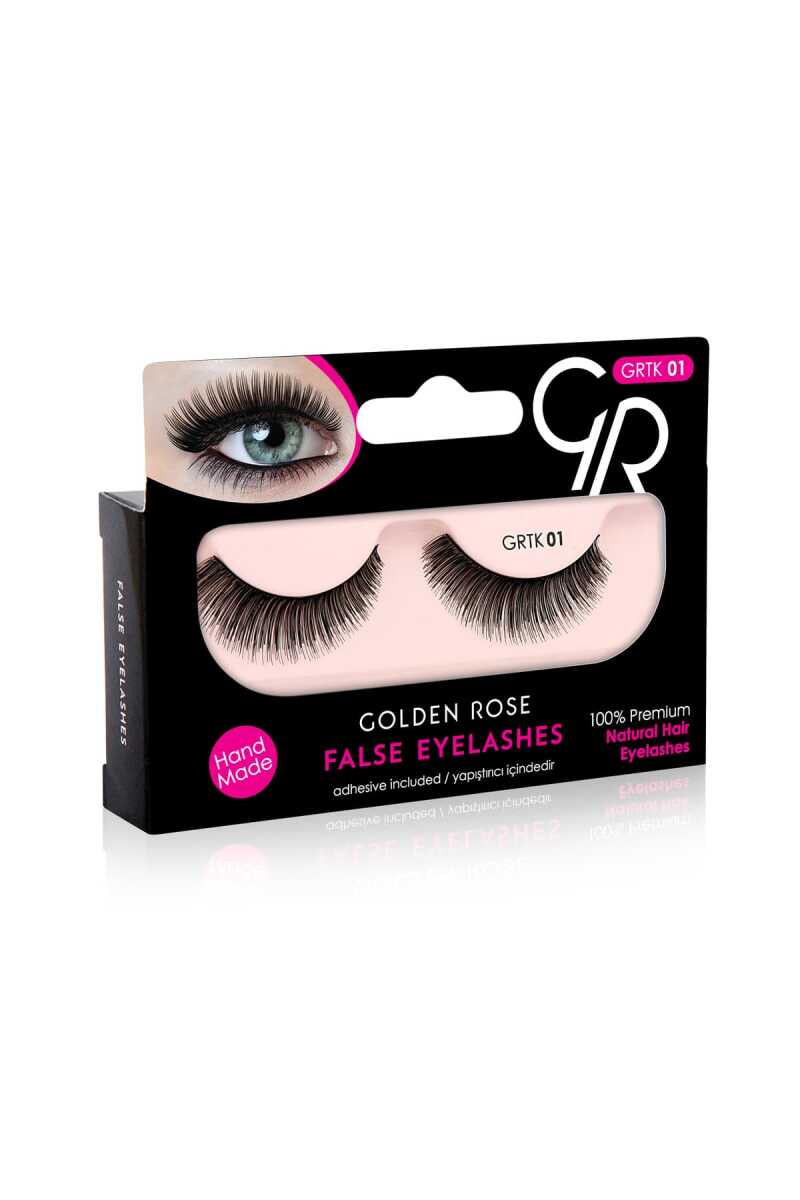 Golden Rose False Eyelashes - 01