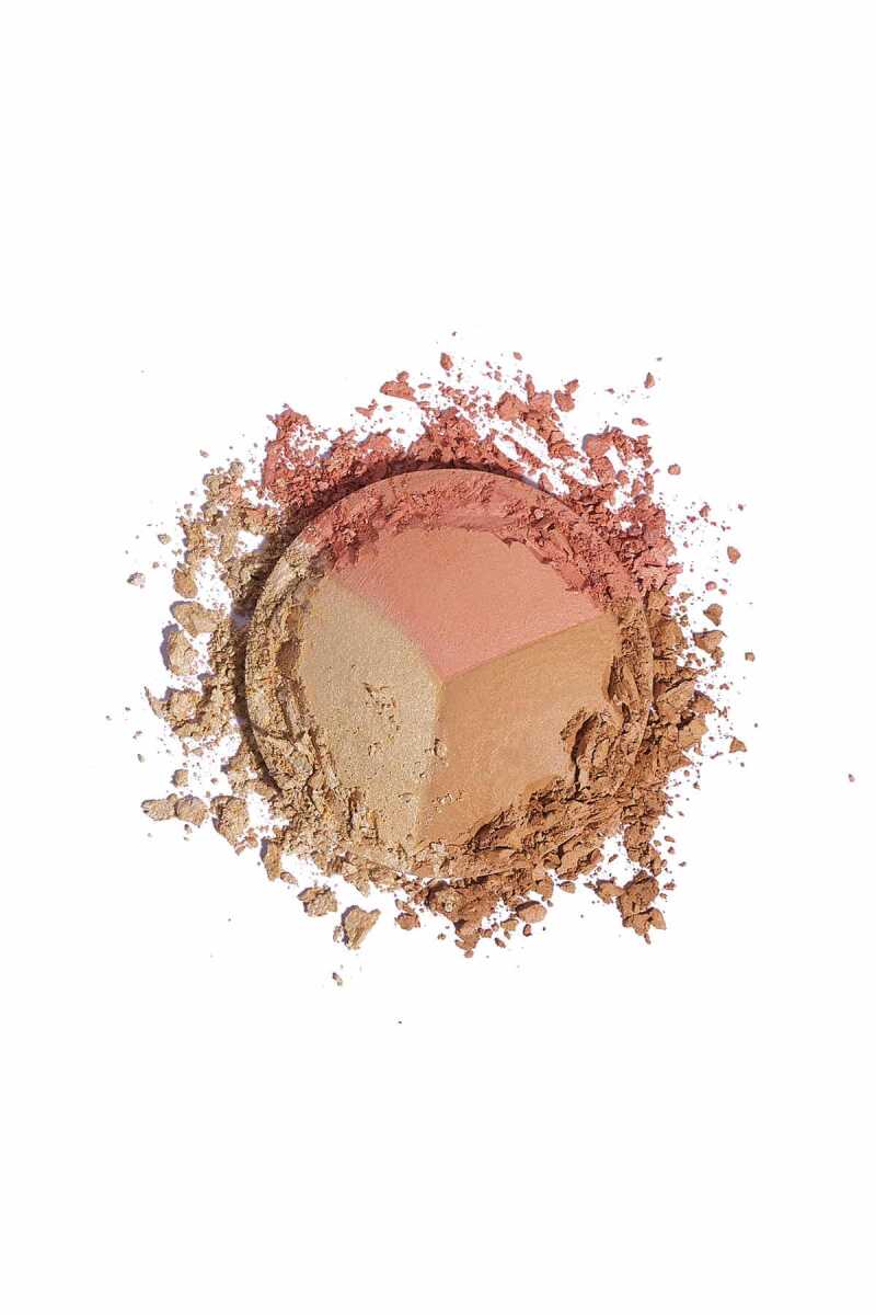 Golden Rose Nude Look Baked Trio Face Powder 60g