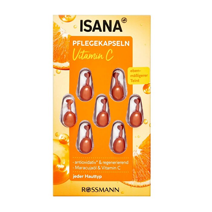 Isana Capsule Serum Vitamin C & Maracuja Oil 7x0,38
