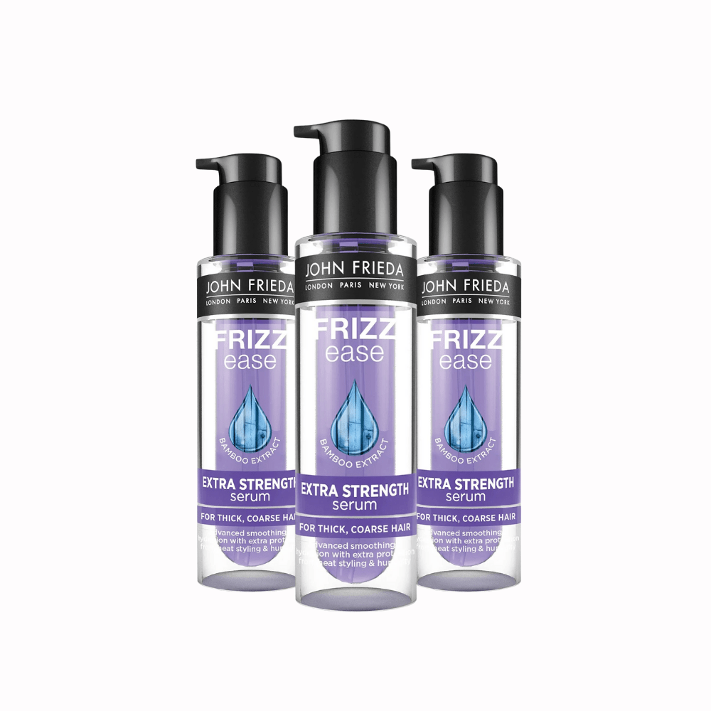 John Frieda Extra Strength Serum for Thick and Stubborn Hair 50ml 3 Pack