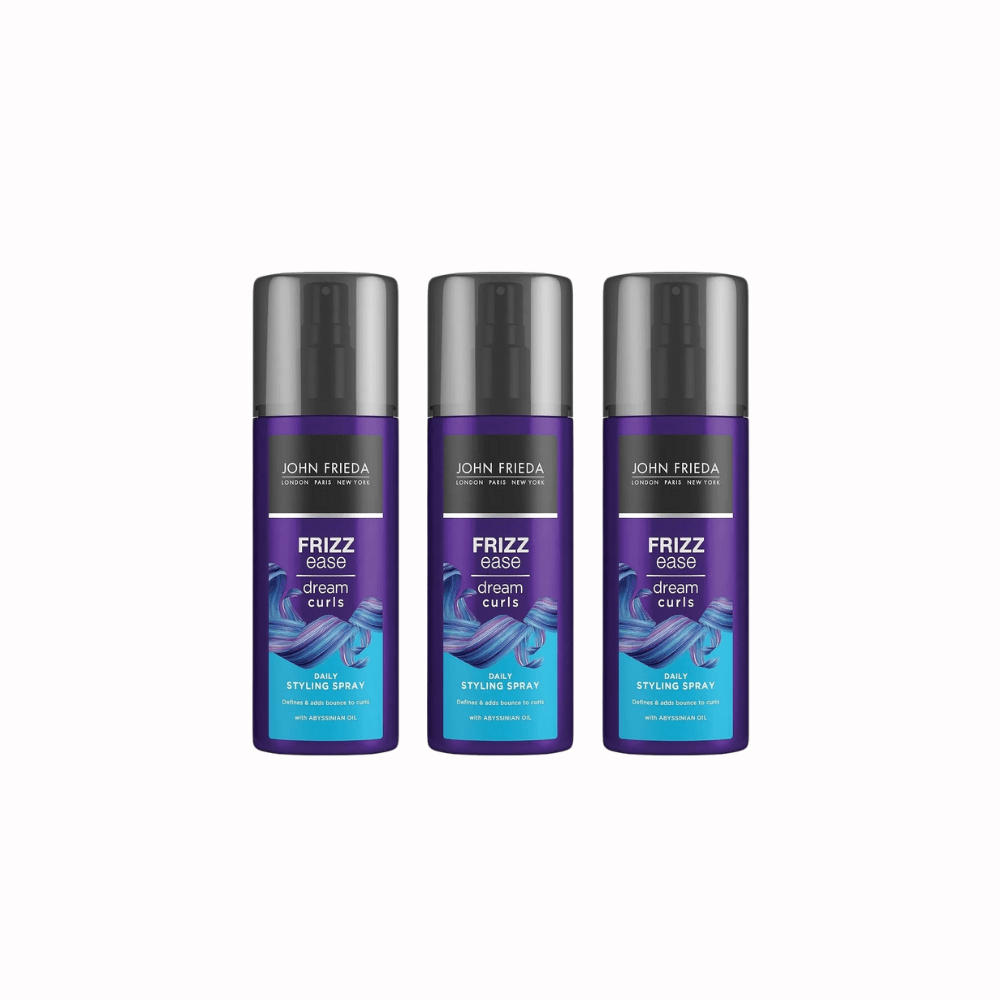 John Frieda Frizz Ease Daily Styling Spray for Flawless Curls 200ml 3 Pack
