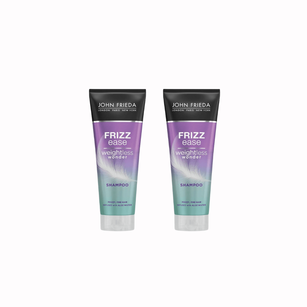 John Frieda Frizz Ease Shampoo for Fine and Frizzy Hair 250ml 2 Pack
