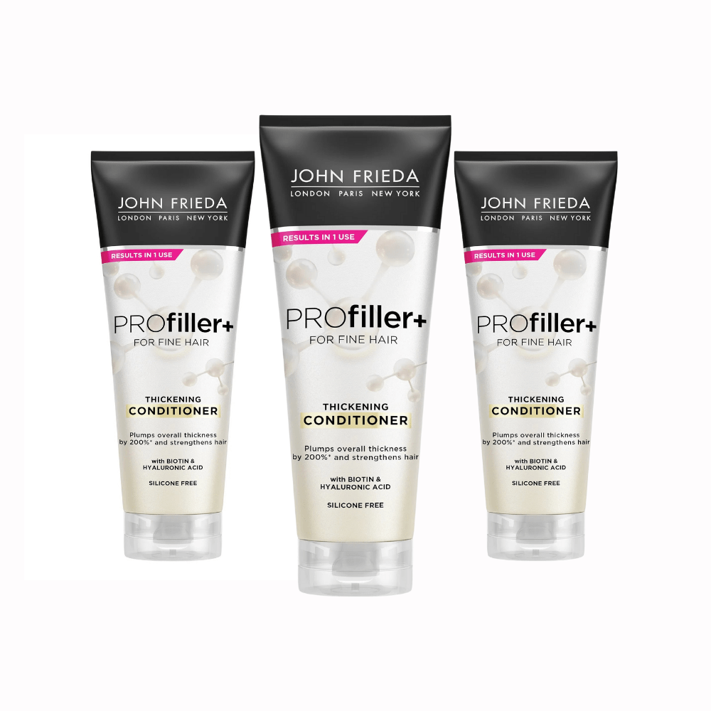 John Frieda Profiles Plumping Cream for Fine Hair 250 ml 3 Pack