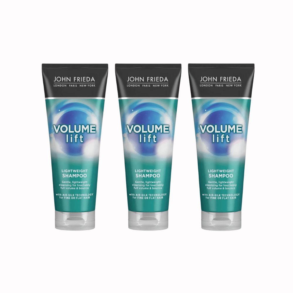 John Frieda Volume Lift Volumizing Shampoo for Fine Hair 250ml 3 Pack